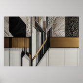 Stalen Bladeren Poster (Voorkant)