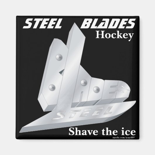 Stalen blades magneet (Voorkant)