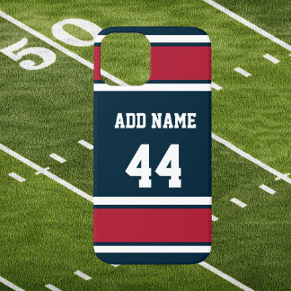 Stalen Blauw en Rode Sportband iPhone 15 Case