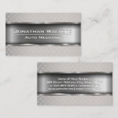 stalen Borden metallic trim | industrieel Visitekaartje (Voorkant / Achterkant)