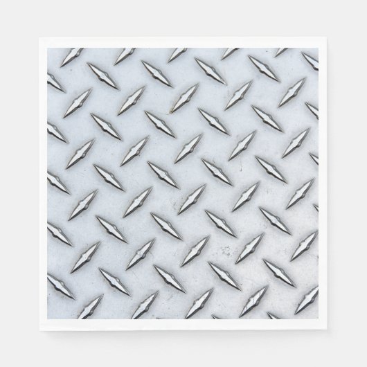 Stalen diamantplaat servet (Voorkant)