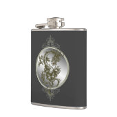 Stalen draak fles heupfles (Links)