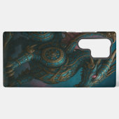Stalen Draak Samsung Galaxy Hoesje (Achterkant horizontaal)