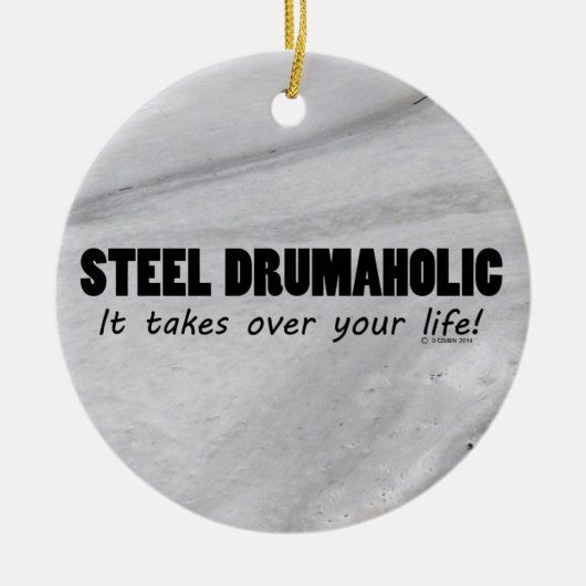 Stalen Drumafolic life Keramisch Ornament (Voorkant)