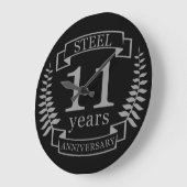 Stalen Elfde trouwdag 11 jaar Grote Klok (Hoek)