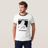 Stalen fabricage cartoon T-shirt (Voorkant volledig)
