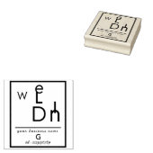 Stalen Fabricators & Lassen Rubber Stamp Rubberstempel (Gestempeld)