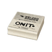 Stalen Fabricators & Lassen Rubber Stamp Rubberstempel (Stempel)