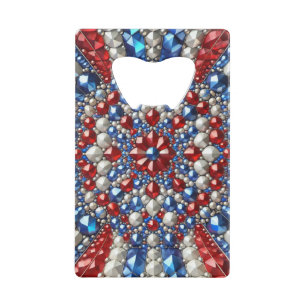 Stalen flesopener met Nederlandse kleuren Creditkaart Flessenopener