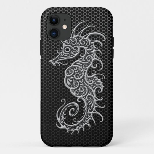 Stalen Gaas Zeepaardje Case-Mate iPhone Case (Achterkant)