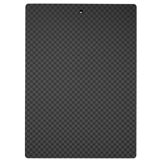 Stalen gestreepte koolstofvezel klembord (Achterkant)