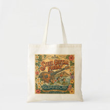 Stalen Gitaar FRIDAY Waikīkī Vintage Tote Tas
