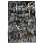 Stalen, grijze, groene en blauwe sproeidroes medium cadeauzakje (Achterkant)