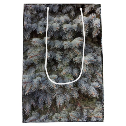 Stalen, grijze, groene en blauwe sproeidroes medium cadeauzakje (Achterkant)