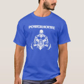 STALEN HART BLAUWE TRAINING POWERHOUSE HEREN T-SHI T-SHIRT (Voorkant)