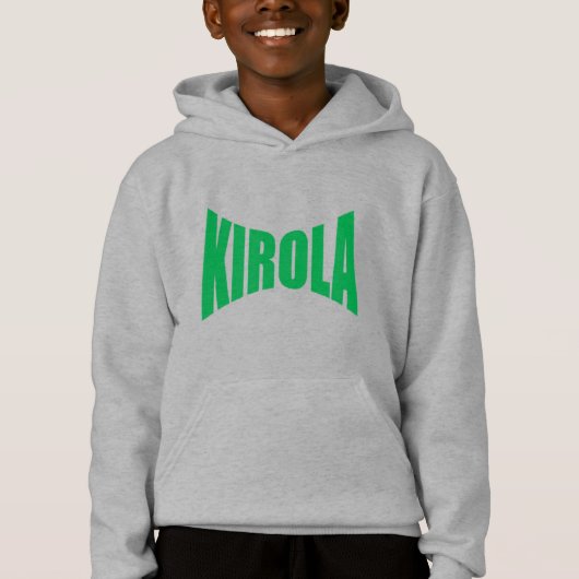 Stalen hoodie voor kinderen KIROLA (Voorkant)
