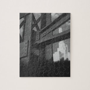 Stalen hoogbouw architectuur uit het verleden legpuzzel