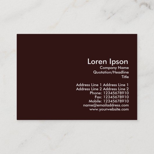 Stalen Lijst Construction, Mini Photo (Bordered) Visitekaartje (Achterkant)