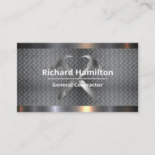 Stalen metalen afwerking   Hamers Visitekaartje