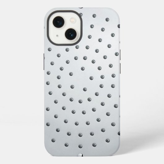 Stalen noppen iPhone hoesje (Achterkant)