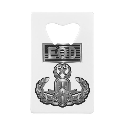 Stalen ontwerp-master explosieve verwerking creditkaart flessenopener (Achterkant)