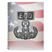 Stalen ontwerp-master explosieve verwerking notitieboek (Voorkant)