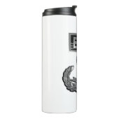 Stalen ontwerp-master explosieve verwerking thermosbeker (Gedraaid links)