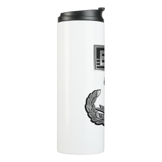 Stalen ontwerp-master explosieve verwerking thermosbeker (Gedraaid links)