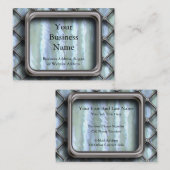 Stalen poolomheining visitekaartje (Voorkant / Achterkant)