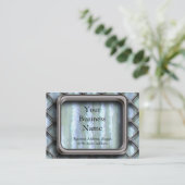 Stalen poolomheining visitekaartje (Staand voorkant)