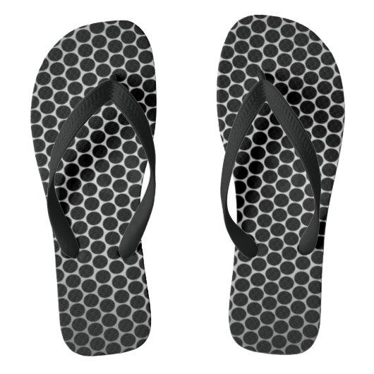 Stalen Ronde Gaas Teenslippers (Voetbed)