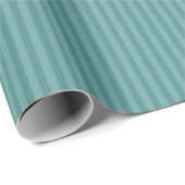 Stalen Teal Gestreepte Kleur Inpakpapier (Rol Hoek)