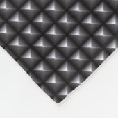 Stalen textuur fleece deken (Hoek)