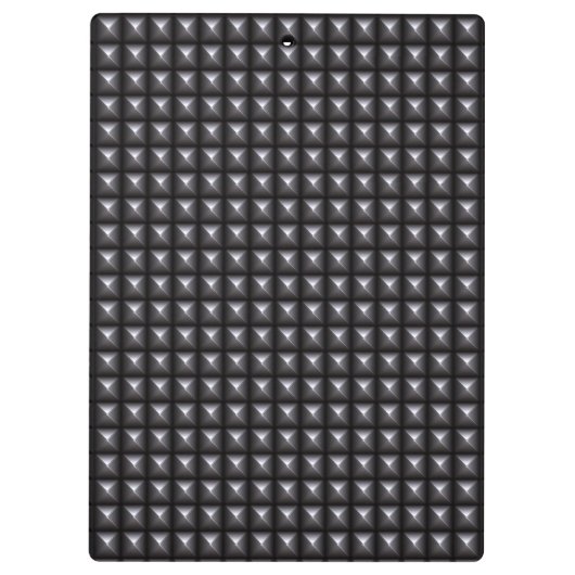 Stalen textuur klembord (Achterkant)