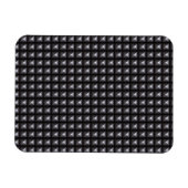 Stalen textuur magneet (Horizontaal)