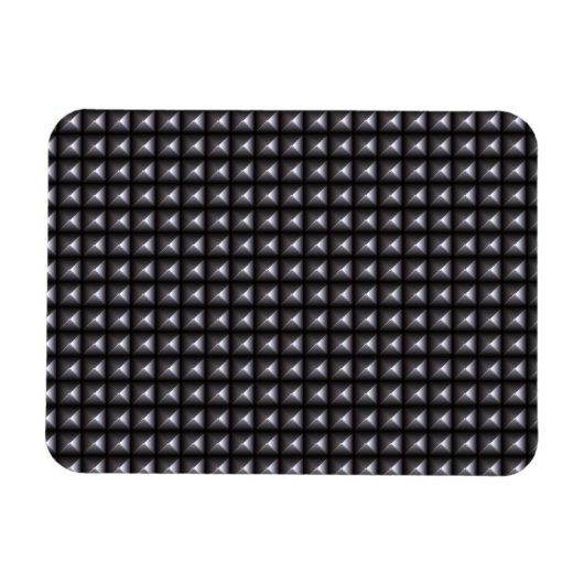 Stalen textuur magneet (Horizontaal)