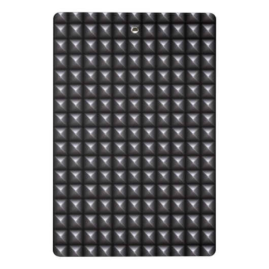 Stalen textuur mini klembord (Achterkant)