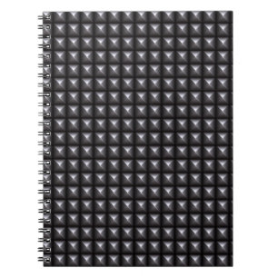 Stalen textuur notitieboek