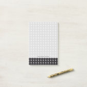 Stalen textuur post-it® notes (Op bureau)