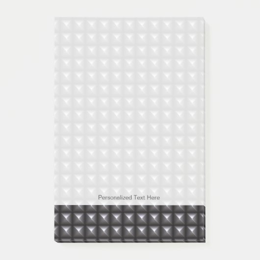 Stalen textuur post-it® notes (Voorkant)