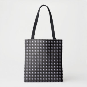 Stalen textuur tote bag