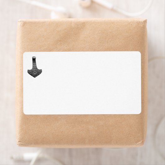 Stalen Thor's Hamer verzendlabels Etiket (Insitu)