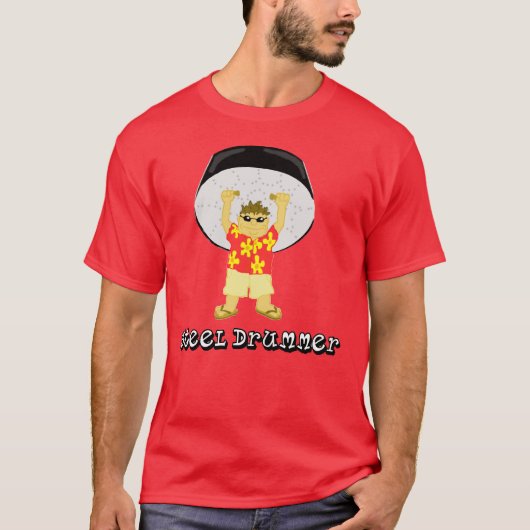 Stalen trommelMan T-shirt (Voorkant)