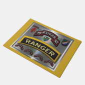 Stalen Type Omlijst 75e Ranger Regiment Deurmat (Schuin)
