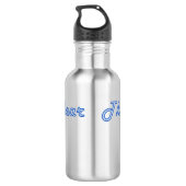 Stalen waterfles (18 oz of 24 oz,) waterfles  (Achterkant)