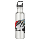 Stalen waterflesje waterfles  (Voorkant)