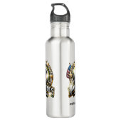 Stalen waterflesje waterfles  (Achterkant)