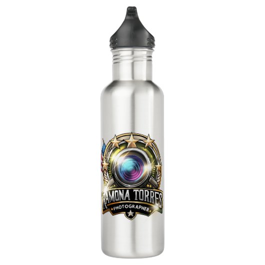 Stalen waterflesje waterfles  (Rechts)