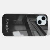 Stalen wolkenkrabber architectuur uit het verleden Case-Mate iPhone case (Achterkant (horizontaal))