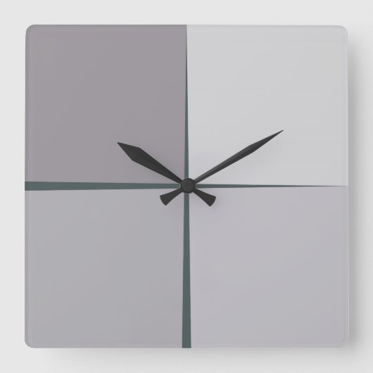 stalen zilveren klok (Voorkant)